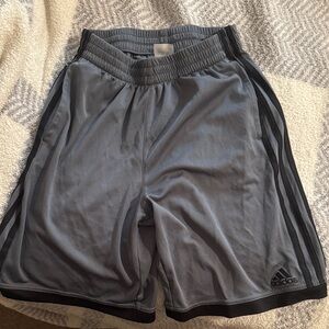 Adidas kids Black and Gray Athletic Shorts